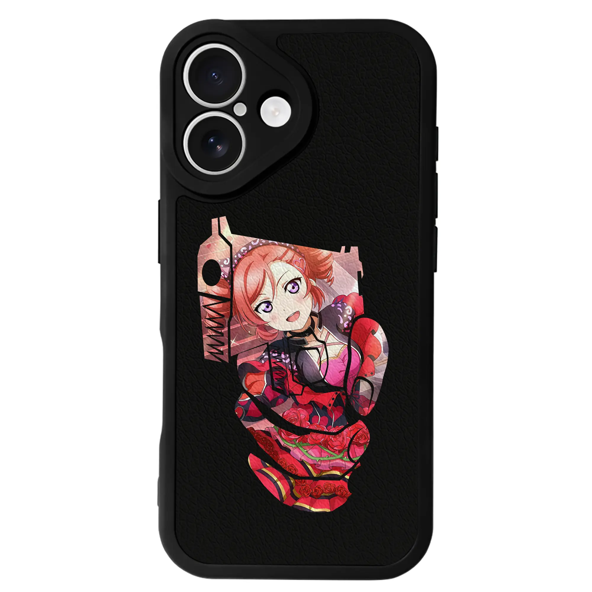 Love Live! グッズ,西木野真姫 - IPhone 16シリーズ対応 ・ シリコンスマホケース ・ レザー調 ・ 高精度フィット ・ 耐衝撃 ・ ワイヤレス充電対応 ・ 精密カット